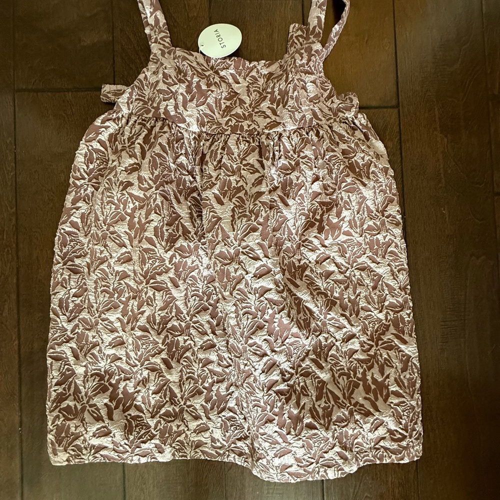Storia Mini Dress in Leaf Pattern